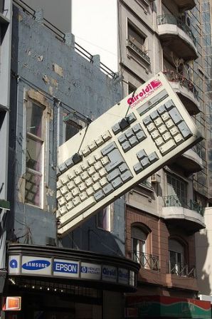 Clavier dans facade